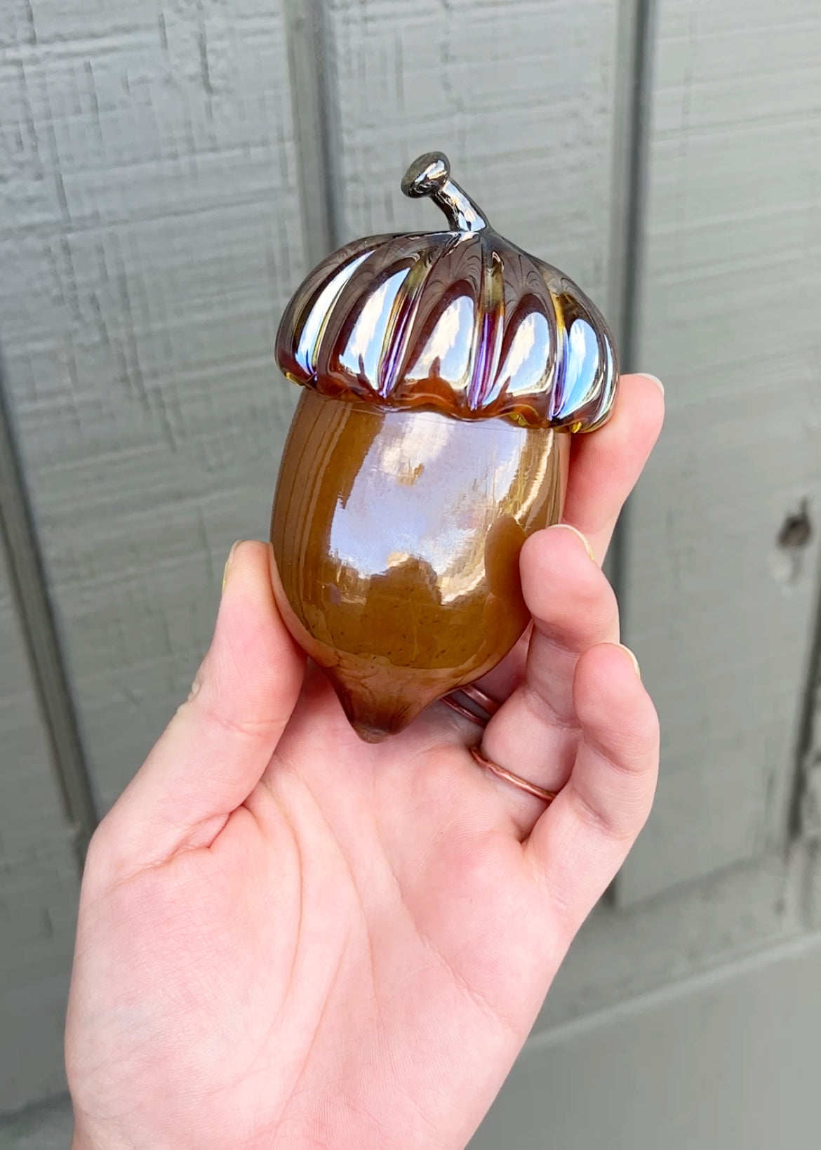 Handblown Acorn