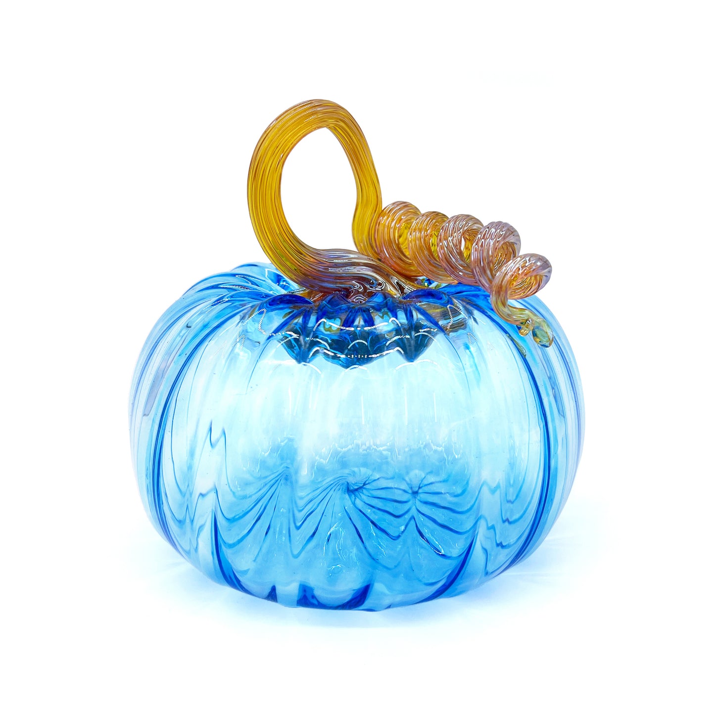 Large Handblown Pumpkin