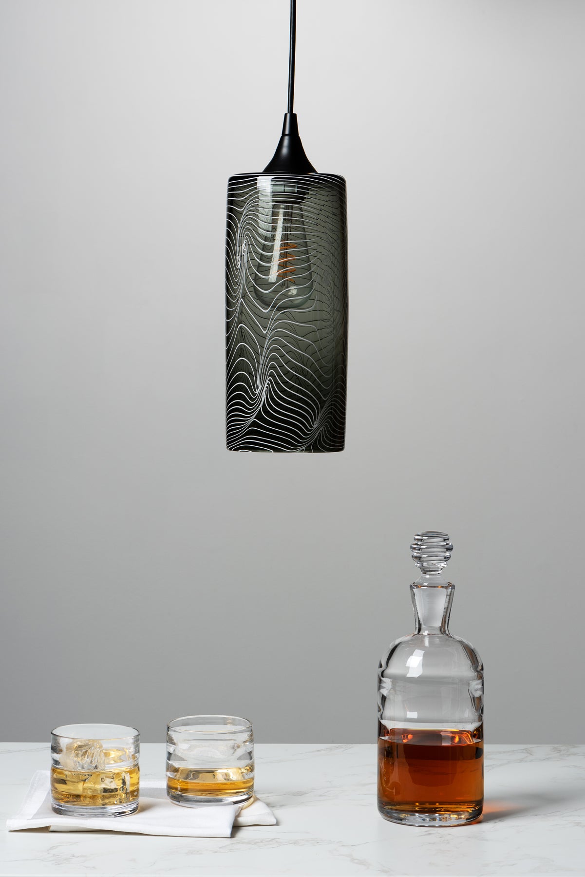 Topographic Pendant Light